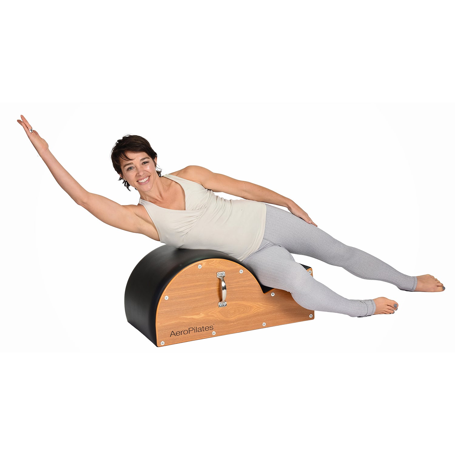 Stamina AeroPilates Padded Spine Posture Corrector Stretching Barrel (Open Box) - VMInnovations