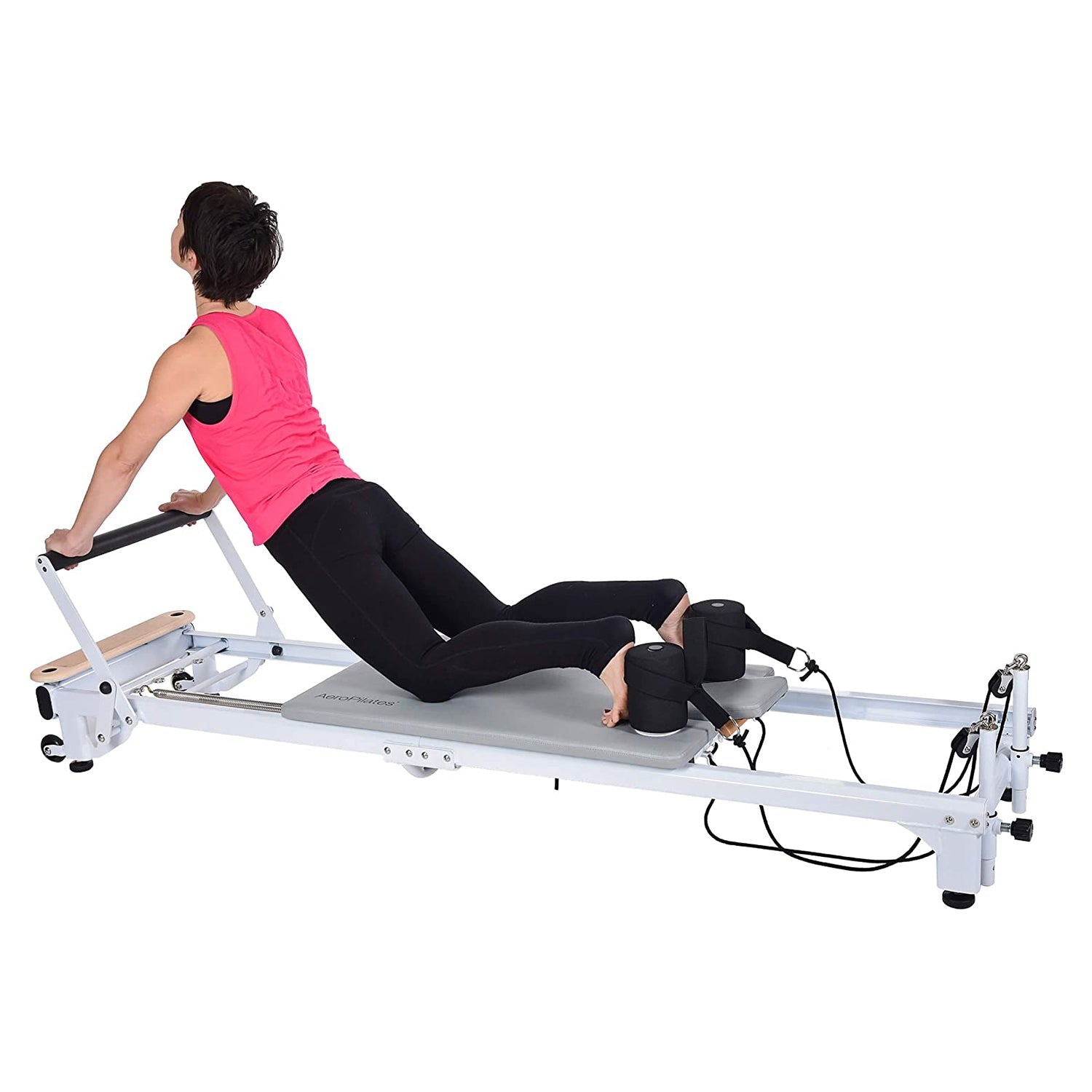 AeroPilates Precision Series Reformer Machine for Home Workouts, White (Used) - VMInnovations