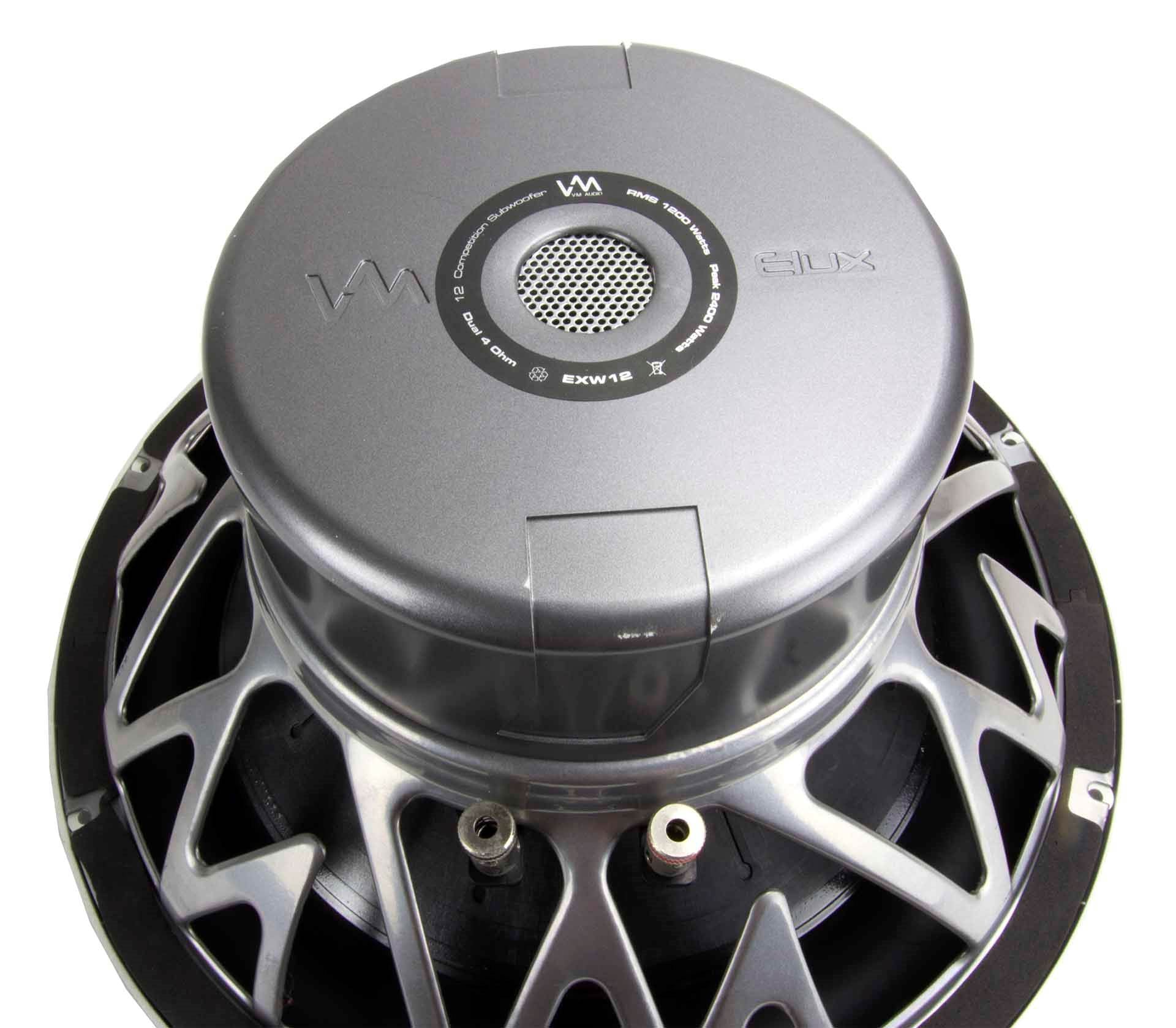 2) VM Audio Elux 12" Subs 4800W + Pyramid 3000W Amp + Wiring Kit + Capacitor