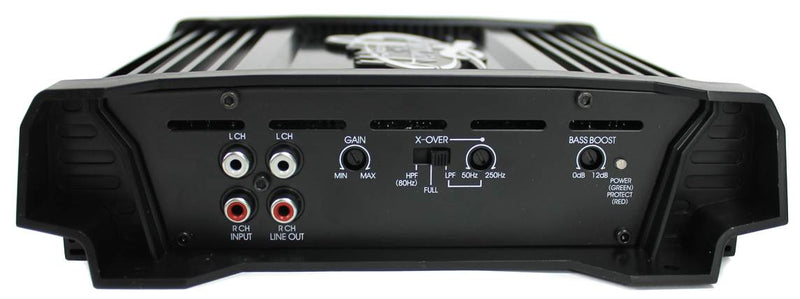 LANZAR HTG237 1000W 2 Channel Car Digital Amplifier Power Stereo MOSFET+Amp Kit