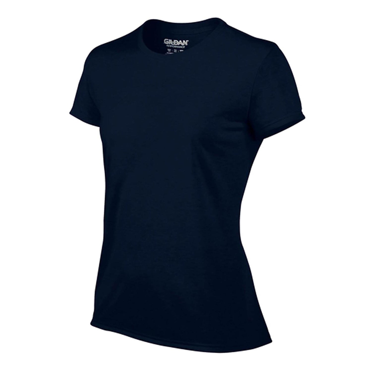 Gildan Missy Fit Women's Large Adult Short Sleeve T-Shirt, Navy (4 Pack) - VMInnovations