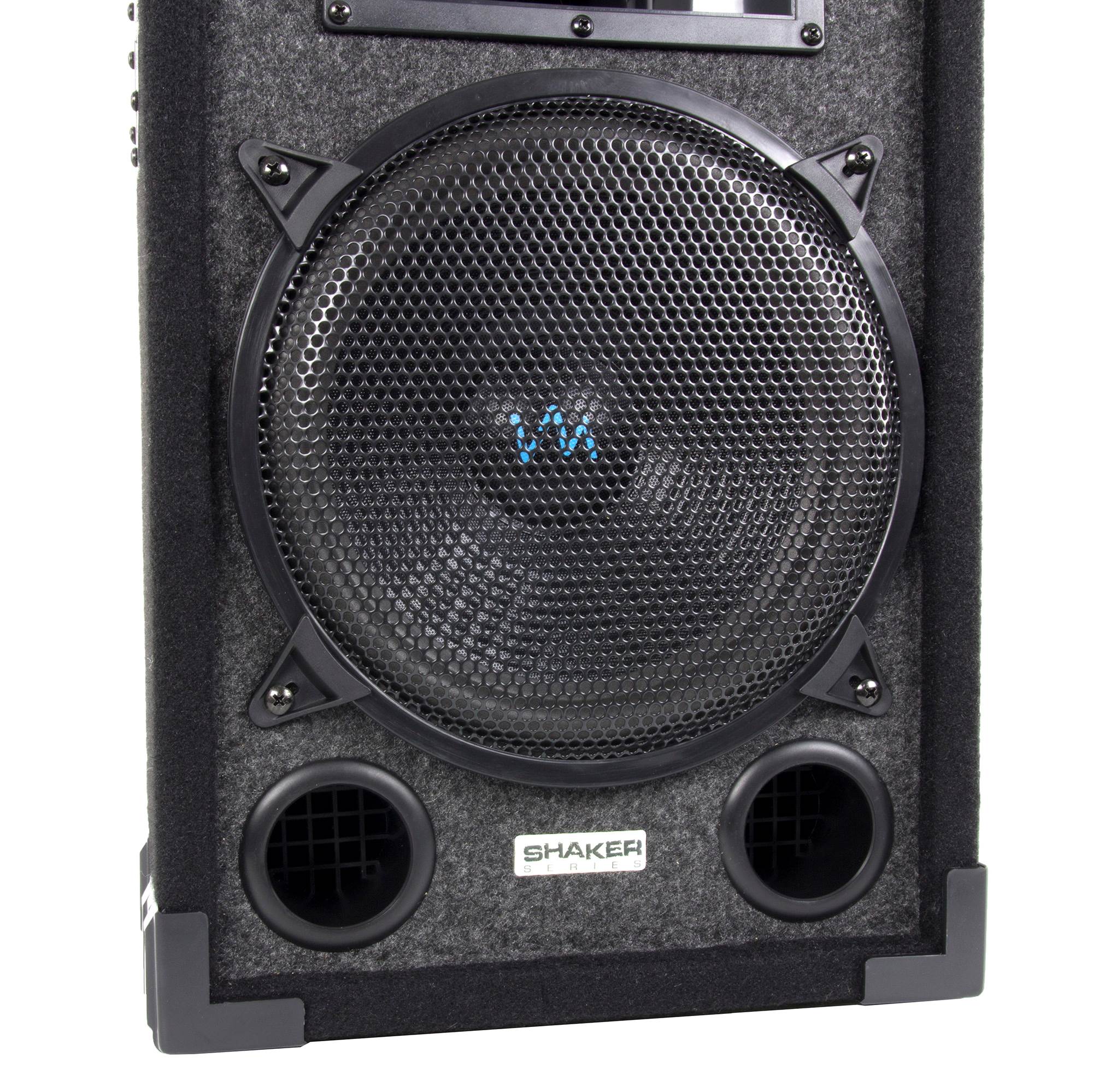 VM Audio VAS310P 1200 Watt 3 Way 10" DJ Passive Loud Speaker System PAIR - Used
