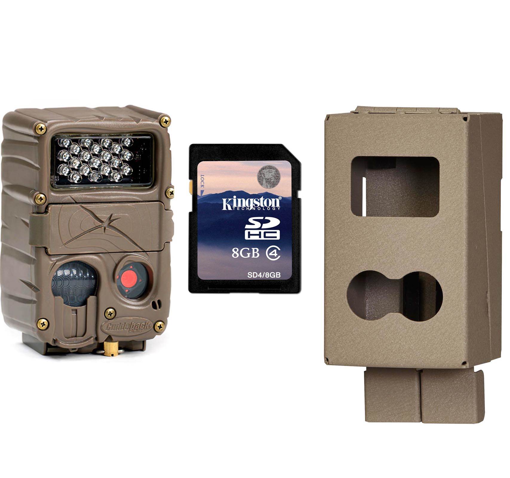 CUDDEBACK Model E2 Long Range IR Micro 20MP Game Hunting Camera w/Case & SD Card