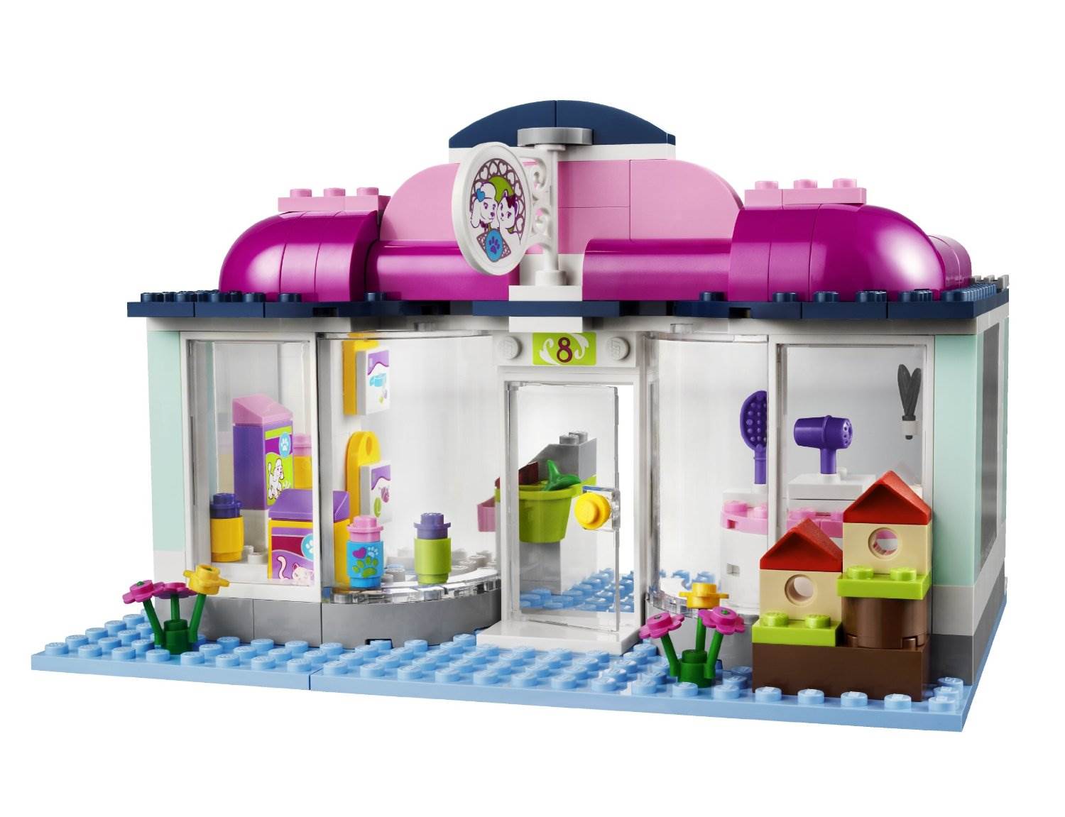 LEGO® Friends Girls Heartlake Animal Pet Salon w/ Two Minifigures | 41007
