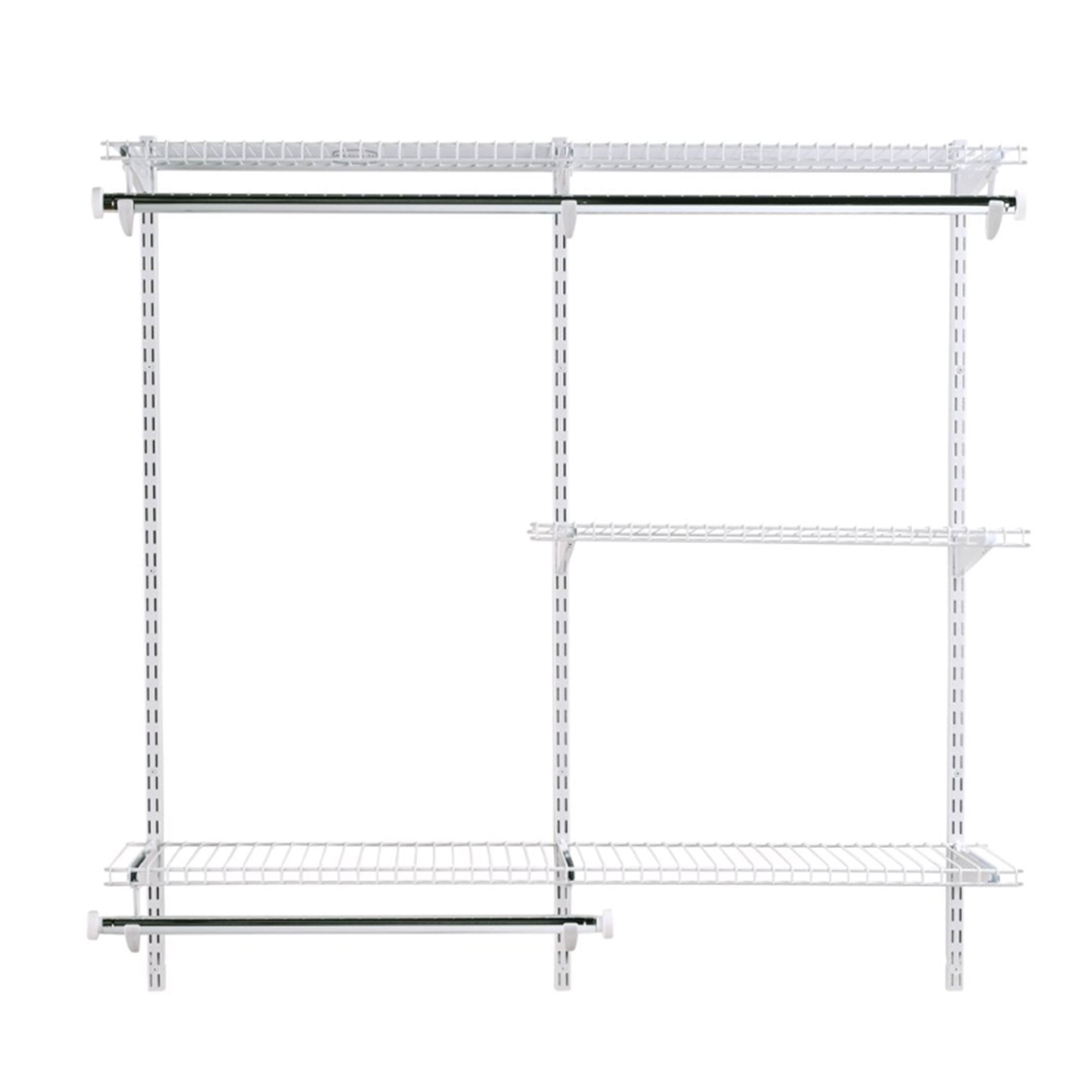 Rubbermaid Configurations Custom Closet Organizer 4'-8' Kit - White (Used) - VMInnovations