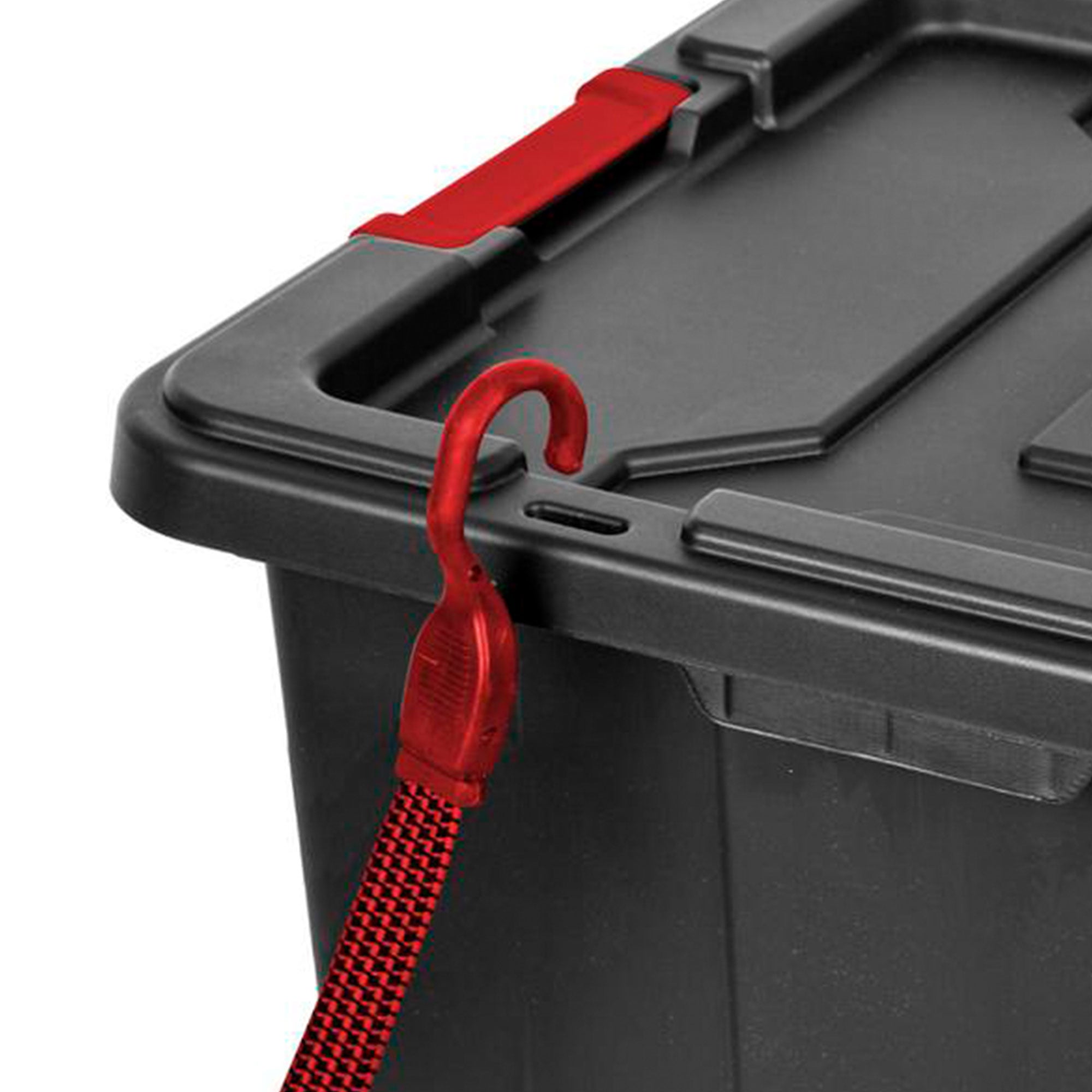 Sterilite 27-Gal Durable Industrial Tote w/Red Latches (Open Box)