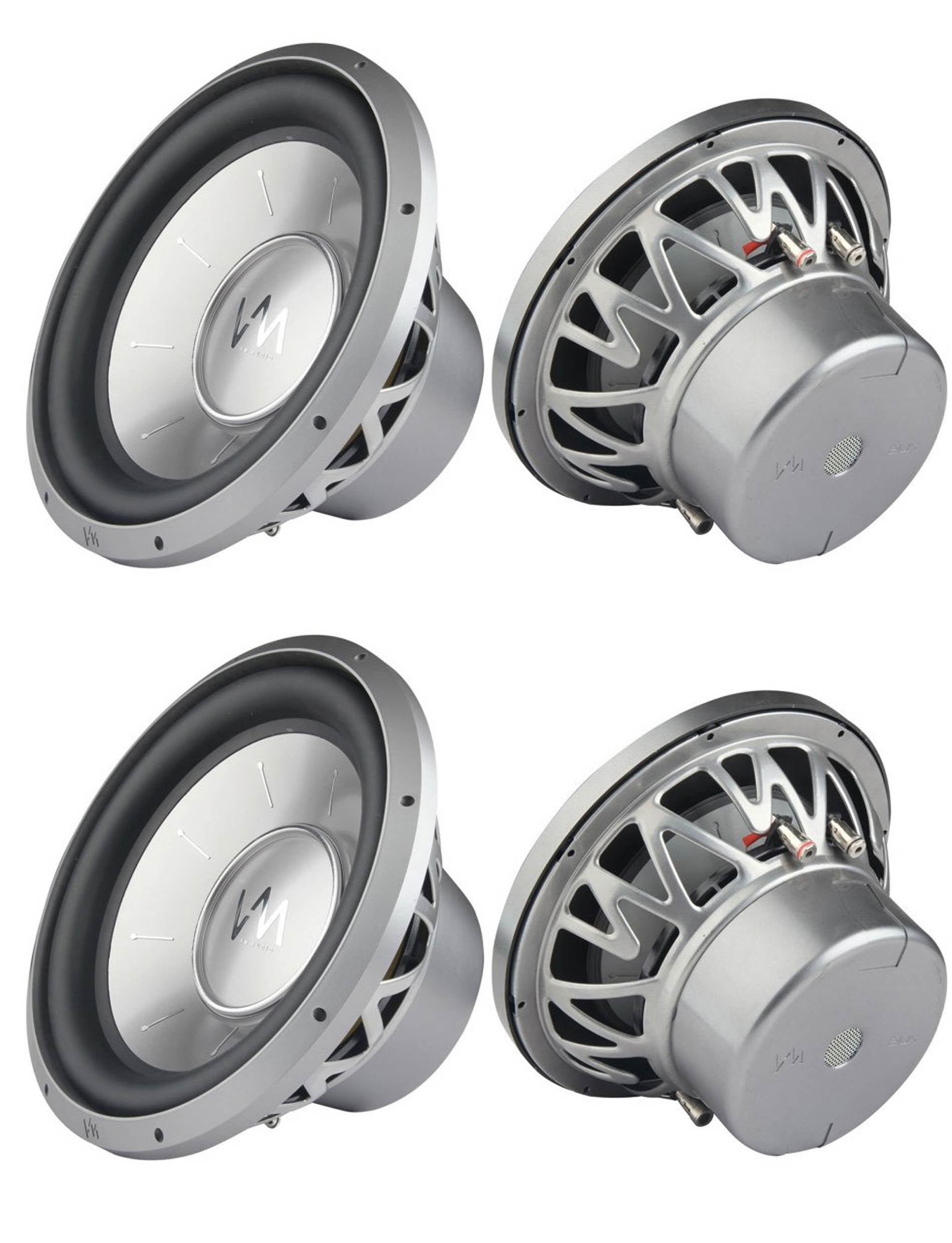 4) VM Audio EXW15 Elux 15" Competition Car Power Subwoofer Subs 5200W DVC (Four)