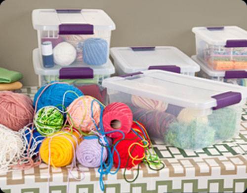 Sterilite 15-Quart ClearView Latch Storage Tote Container (Open Box)