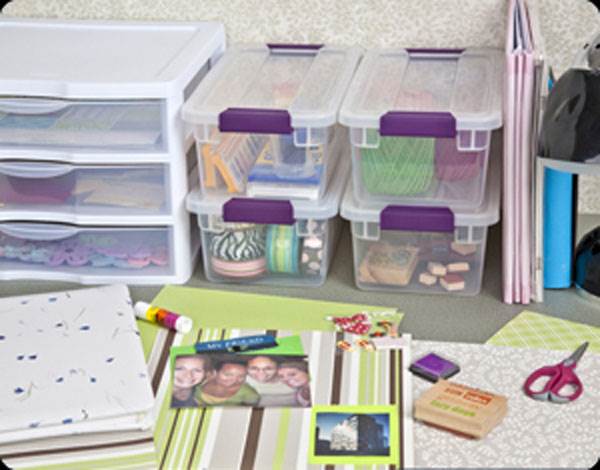 Sterilite 6-Quart ClearView Latch Box Storage Tote Container (Open Box)