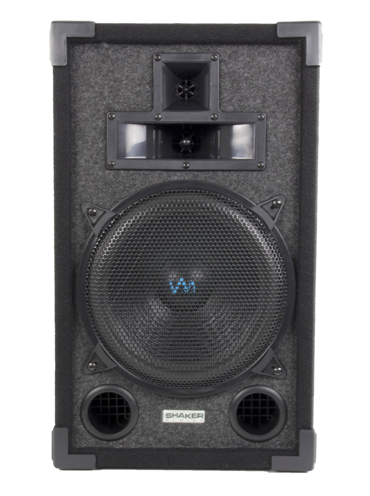2) VM Audio VAS310P 1200W 3 Way 10" DJ Passive Loud Speakers + 2) 15 FT Cables