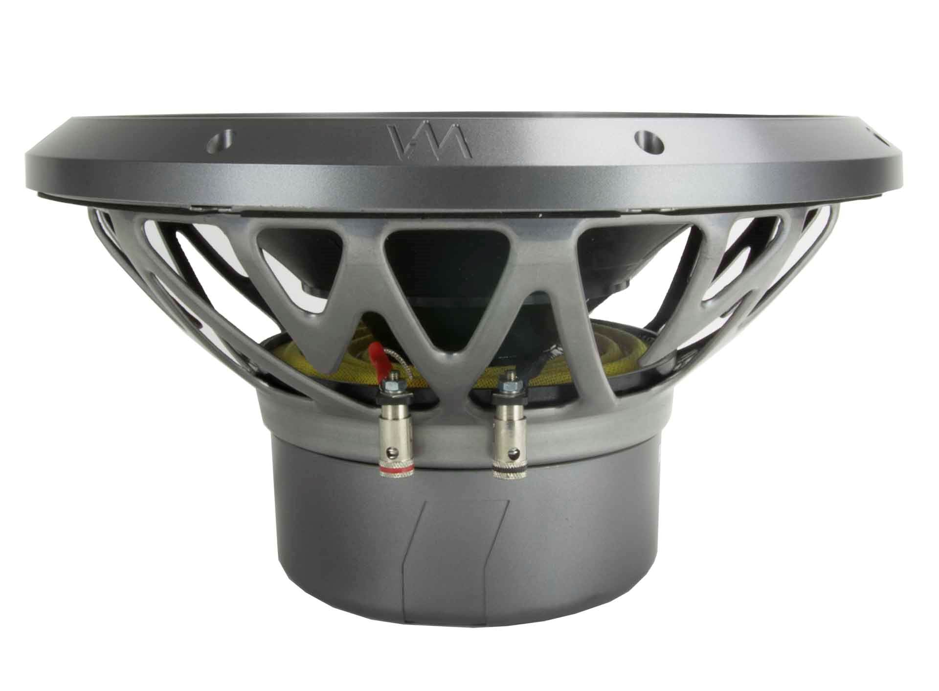 2) VM Audio EXW12 Elux 12" Car Subwoofers 4800W + EXA3000.2 3000W 2 Channel Amp