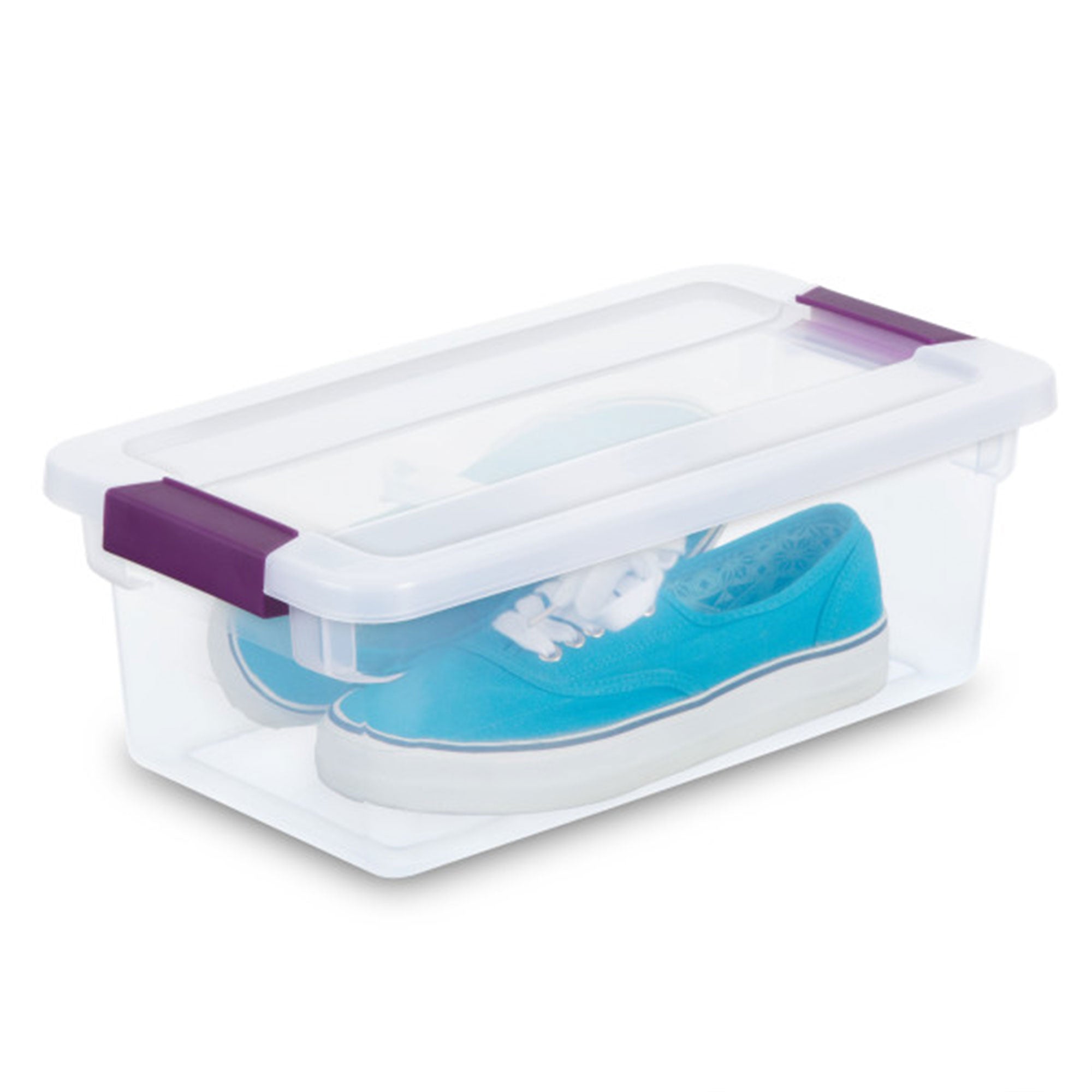 Sterilite 6 Quart Plastic ClearView Latch Box Storage Container Tote, 36 Pack - VMInnovations