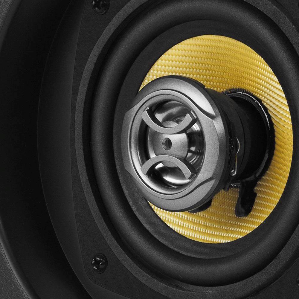 1) VM AUDIO Elux 4" 120 Watt 2 Way In-Wall Surround Speaker - Open Box
