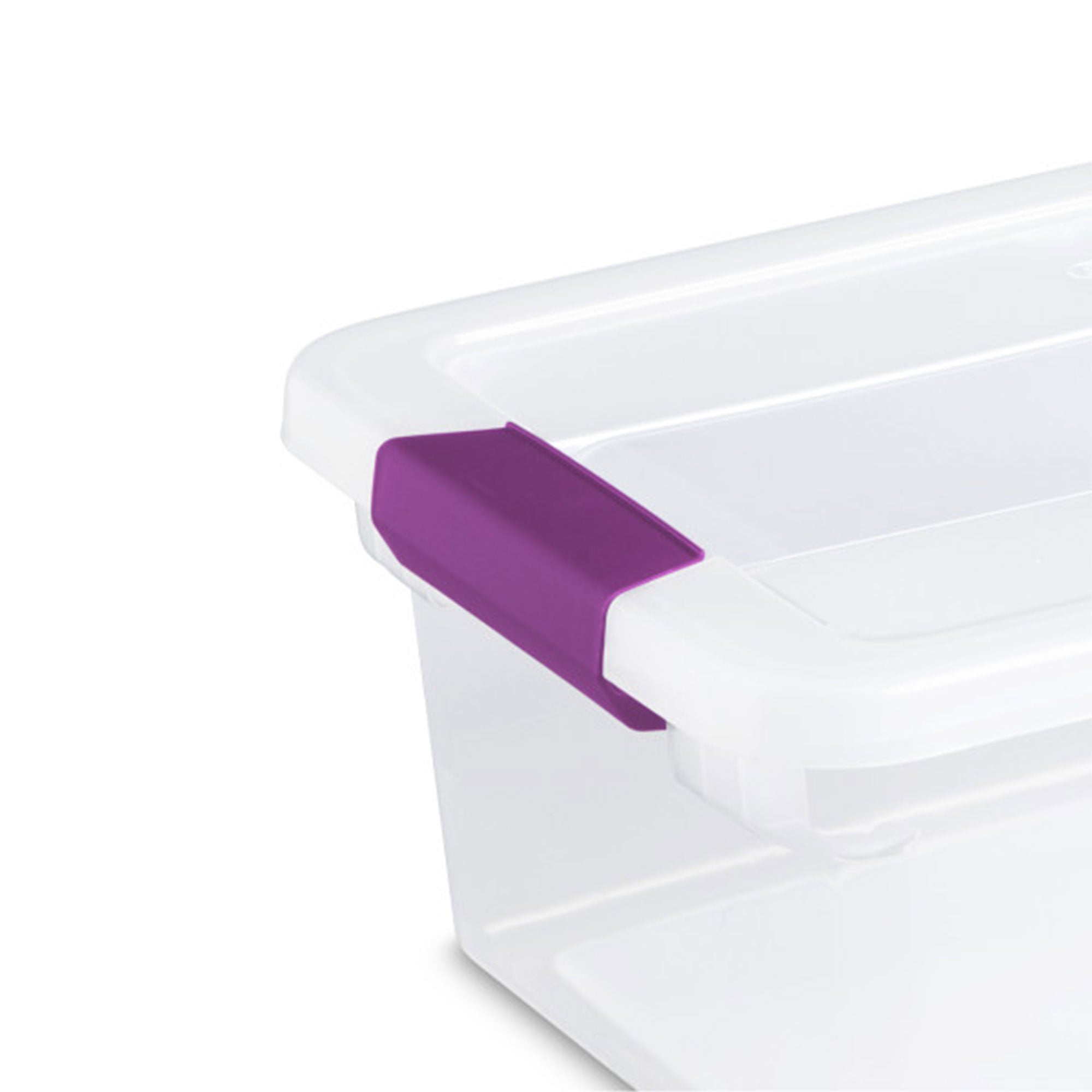 Sterilite 15 Qt. Plastic Stackable Storage Container with Lid, Clear (12 Pack) - VMInnovations