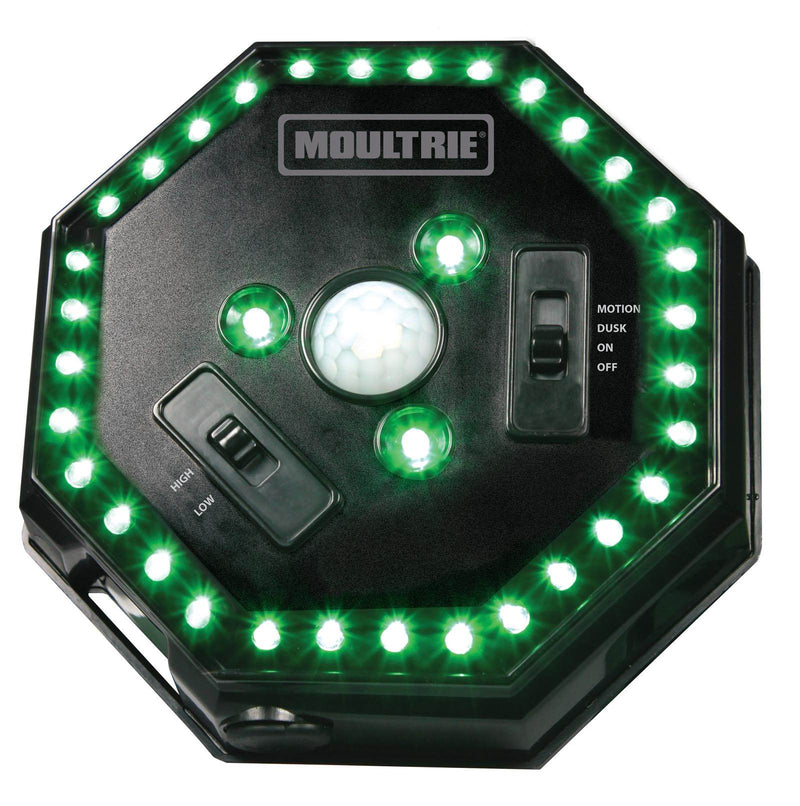 (2) MOULTRIE Motion-Activated LED Feeder Hog Lights w/ 30FT Radius | MFA-12651