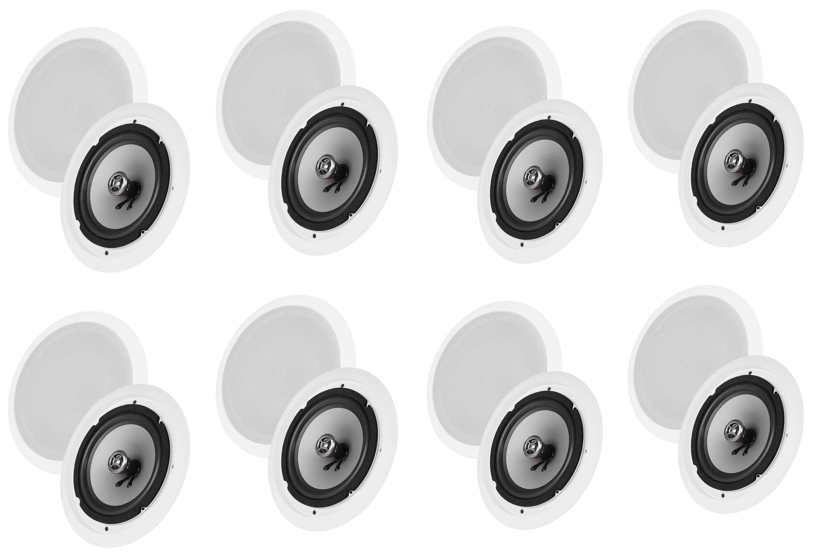 16) VM Audio Shaker 5.25" 125W 2 Way In Ceiling/Wall Surround Home Speakers