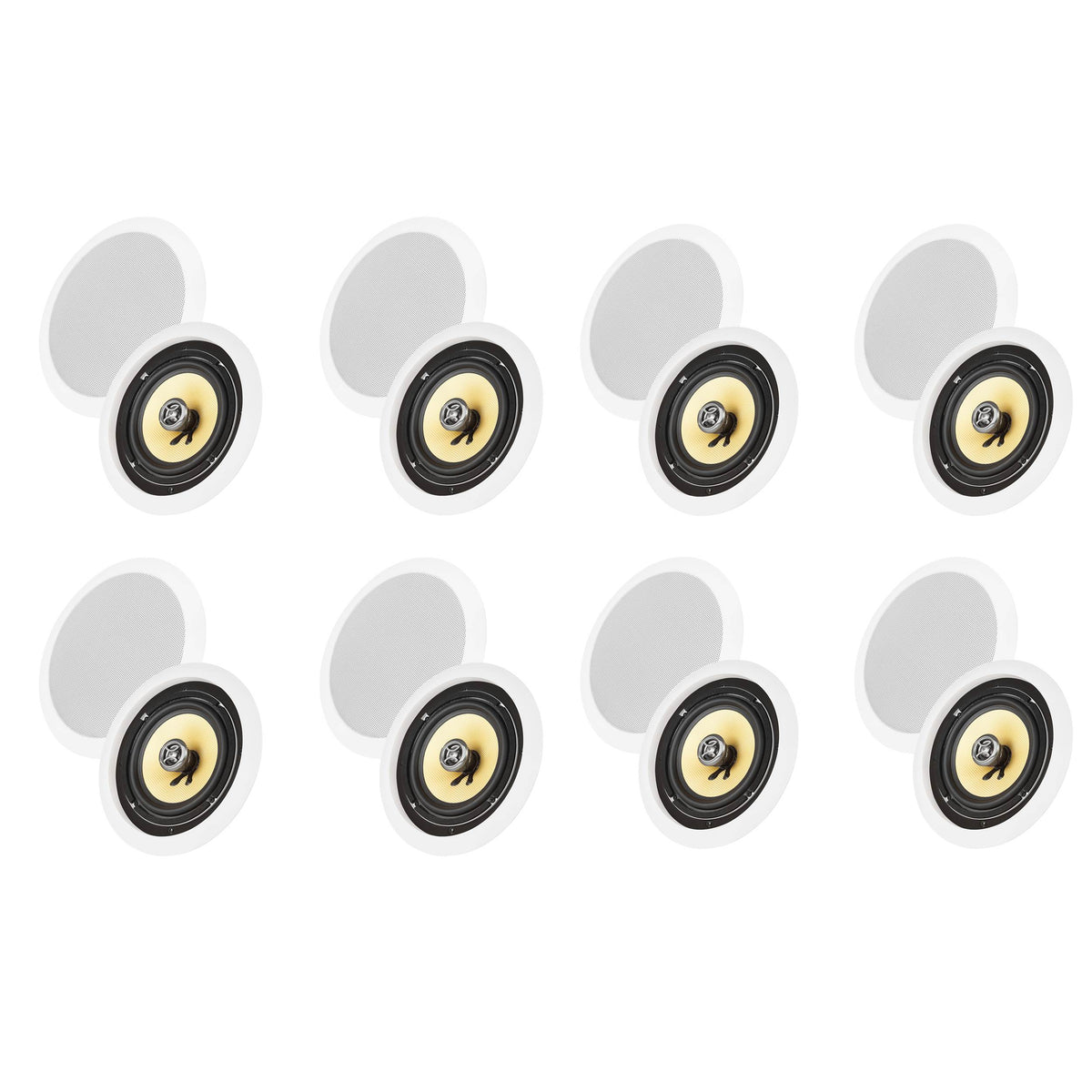 VM Audio Elux 6.5" 200W Ceiling/Wall Surround Home Speakers, 16 | 16 x VM-CS65-E