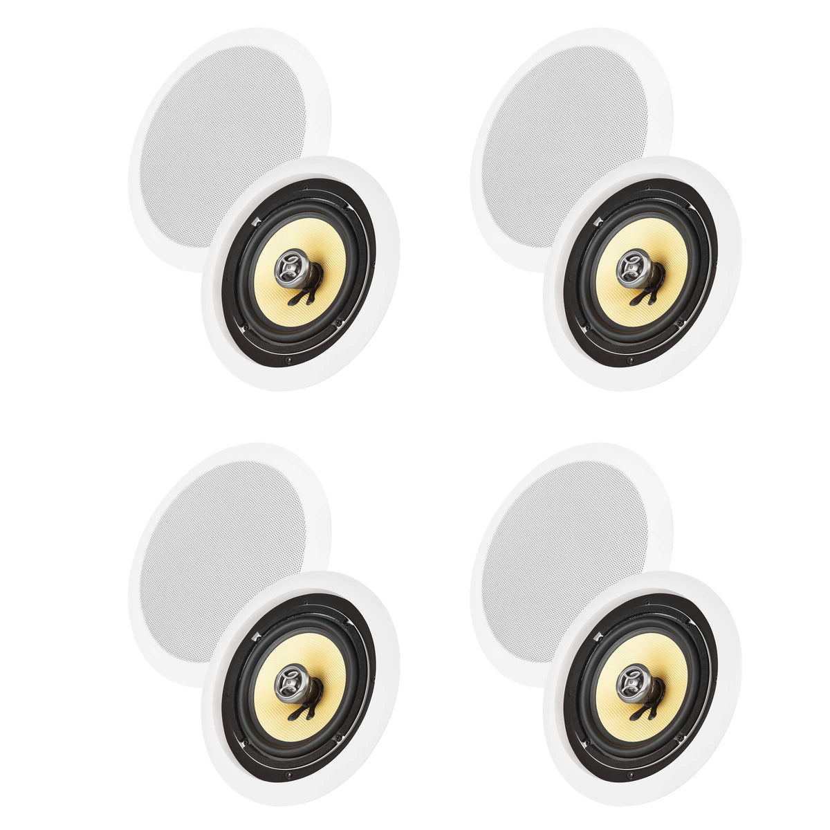 VM Audio Elux 8" 250W In-Ceiling/Wall Home Theatre Audio Surround Sound Speakers