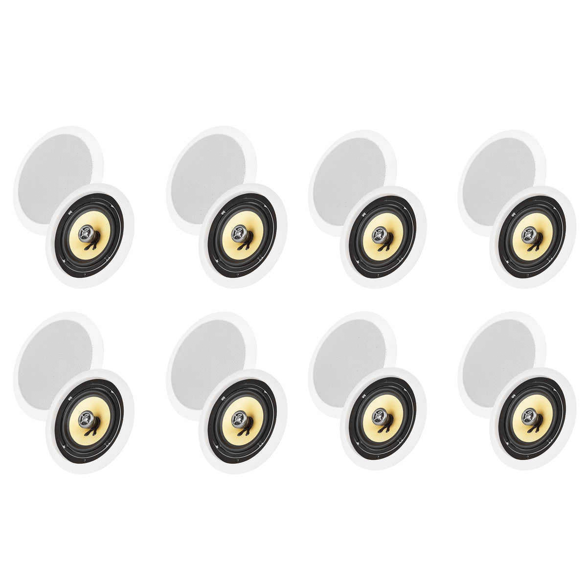VM Audio Elux 8" 250-Watt In-Ceiling/Wall Surround Speakers, 16 | 16 x VM-CS8-E