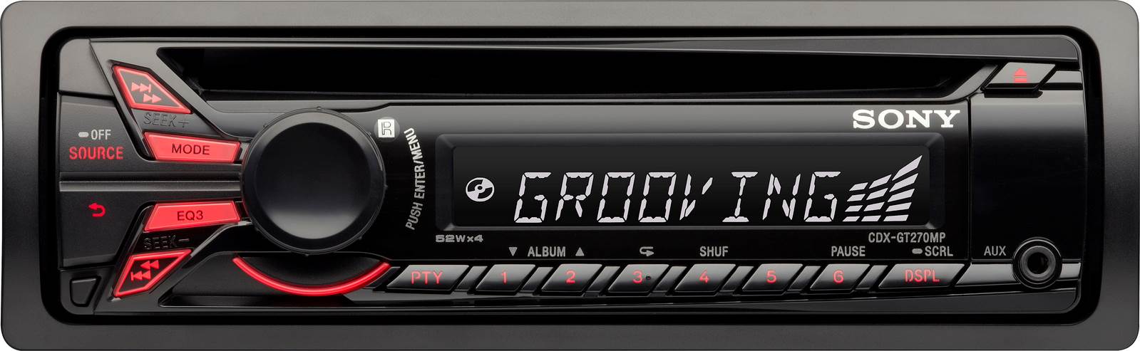 Sony CDX-GT270MP CD/MP3 AUX In-Dash Car Audio Receiver Stereo - Open Box