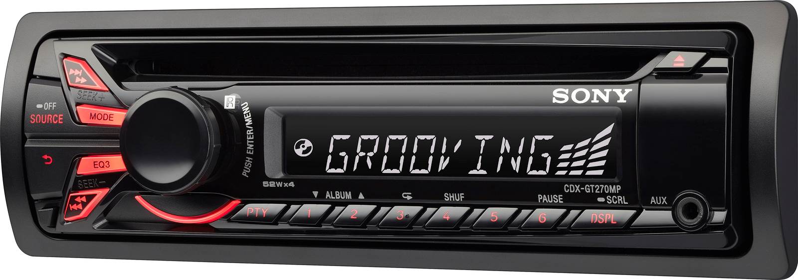 Sony CDX-GT270MP CD/MP3 AUX In-Dash Car Audio Receiver Stereo - Open Box