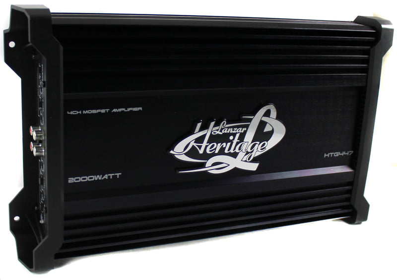 LANZAR 2000W 4 Channel Car Amplifier Power Amp A/B Stereo MOSFET (Refurbished)