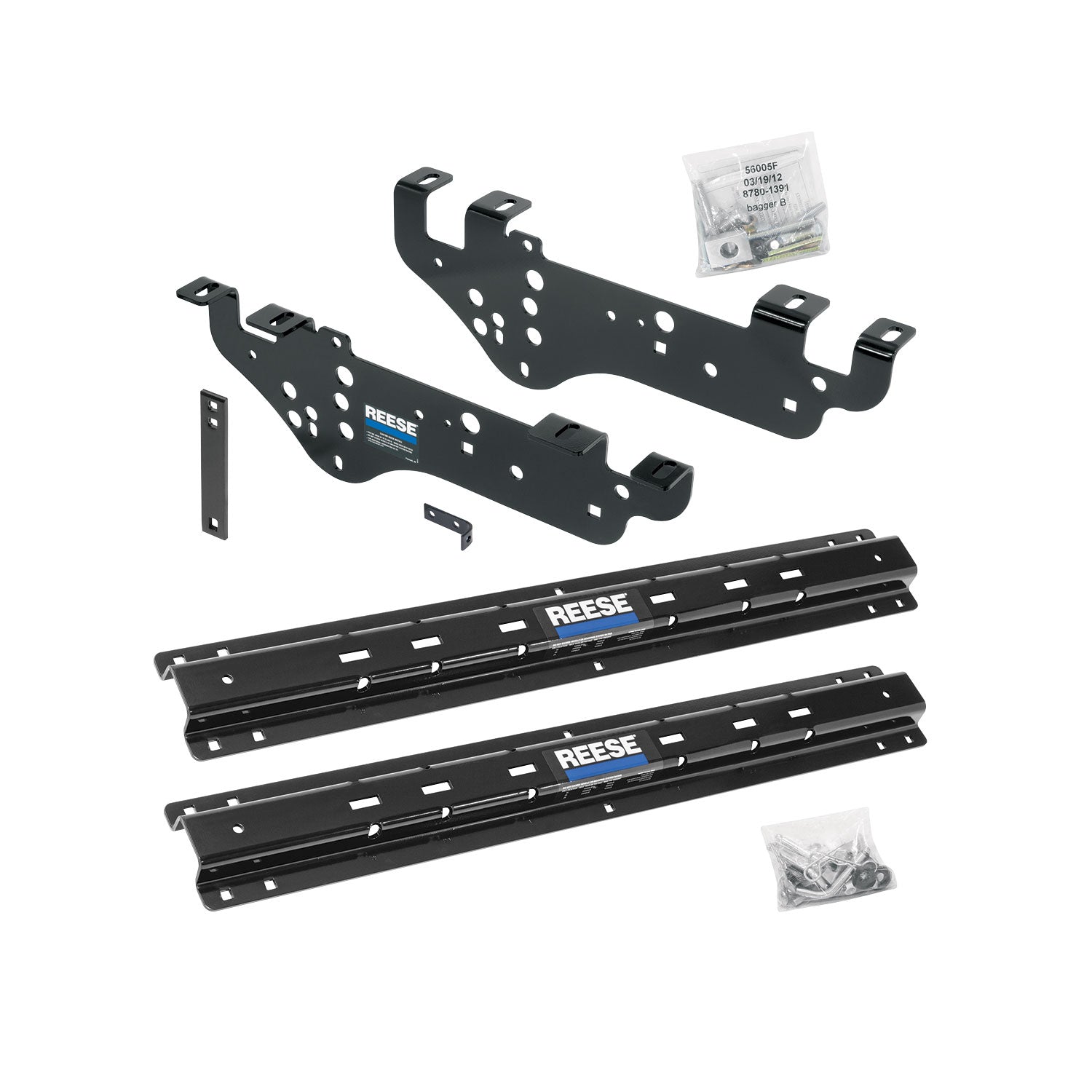 Reese Towpower Fifth Wheel Mounting Rails Bracket Installation Kit (For Parts)