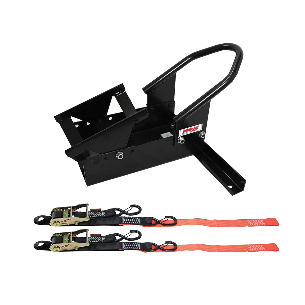Extreme Max Standard Tip 17-21" Motorcycle Wheel Chock Tie Down Kit (Open Box)