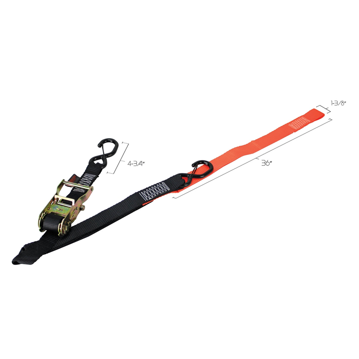 Extreme Max Standard Tip 17-21" Motorcycle Wheel Chock Tie Down Kit (Open Box)