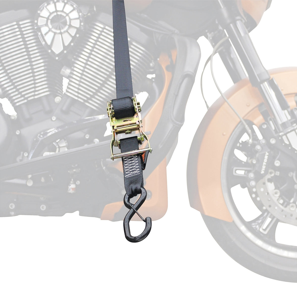 Extreme Max Standard Tip 17-21" Motorcycle Wheel Chock Tie Down Kit (Open Box)