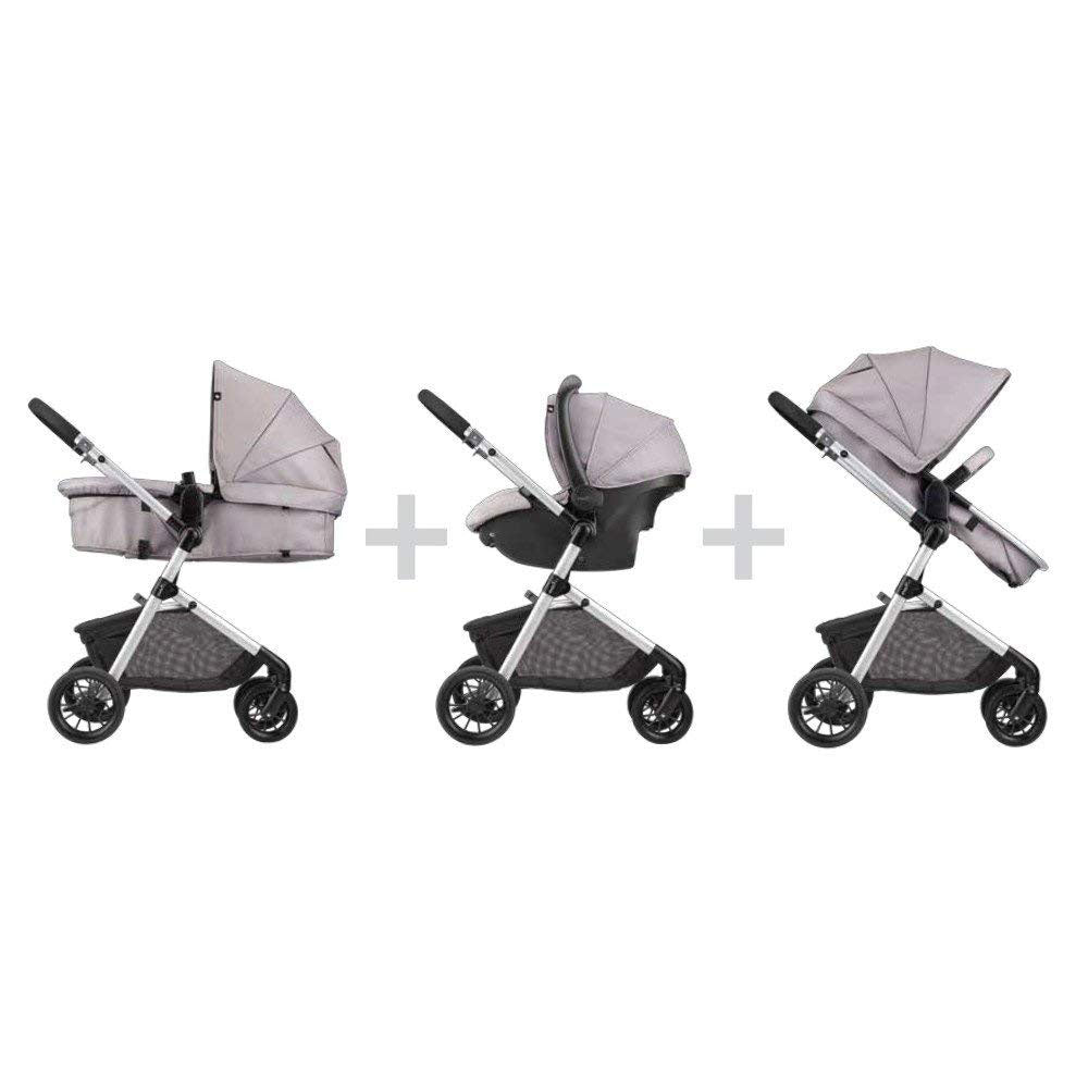 Evenflo Pivot Stroller and Infant Car Seat Travel System, Sandstone (Open Box)