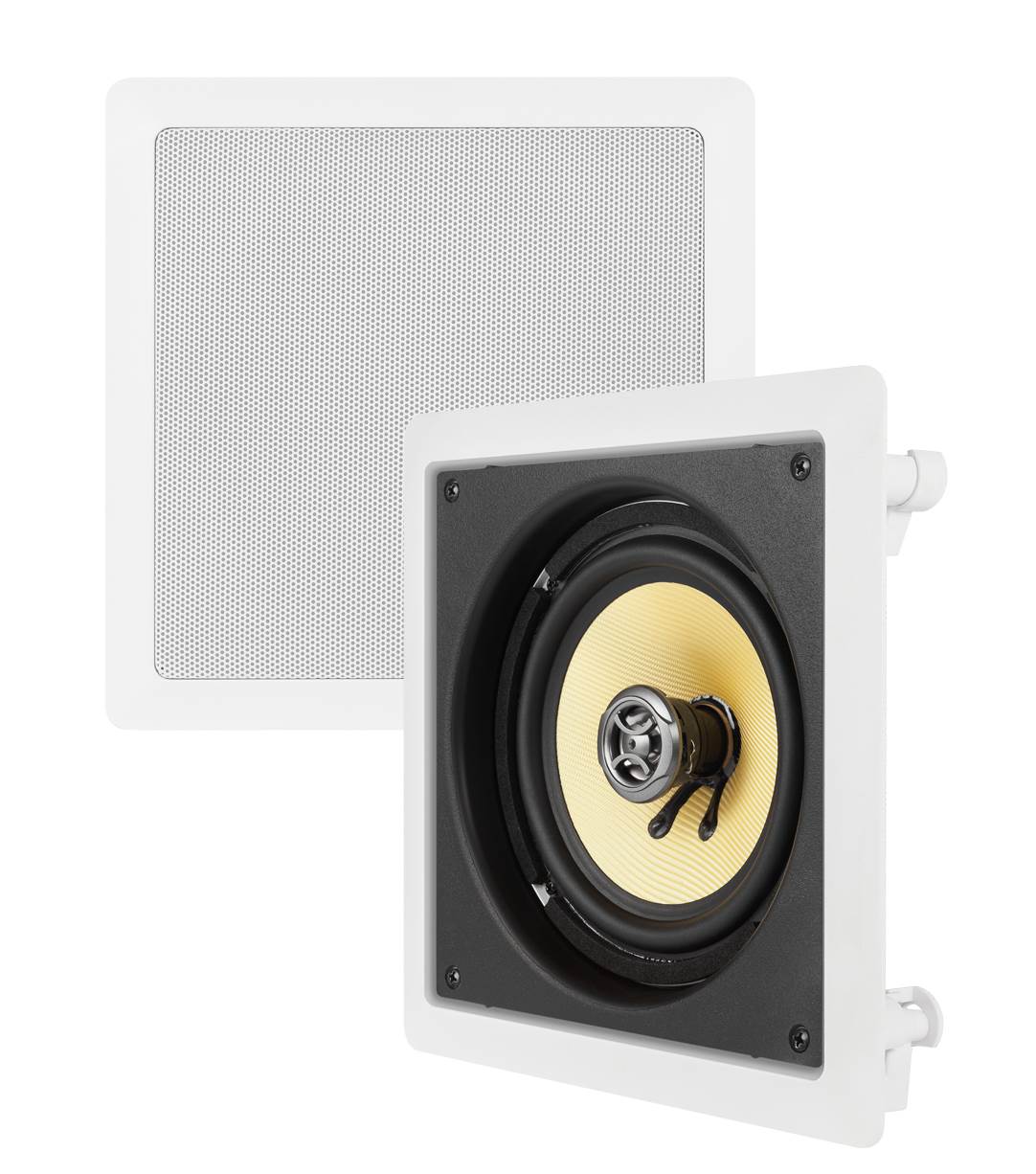 2) VM AUDIO Elux 6.5" 200 Watt 2 Way In-Wall Surround Sound Home Speaker (Pair)