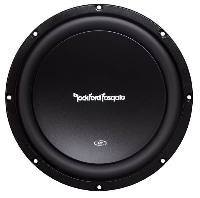 ROCKFORD FOSGATE R1S410 10" 300W 4-Ohm Subwoofer Power Woofer R1S4-10+Sub Box