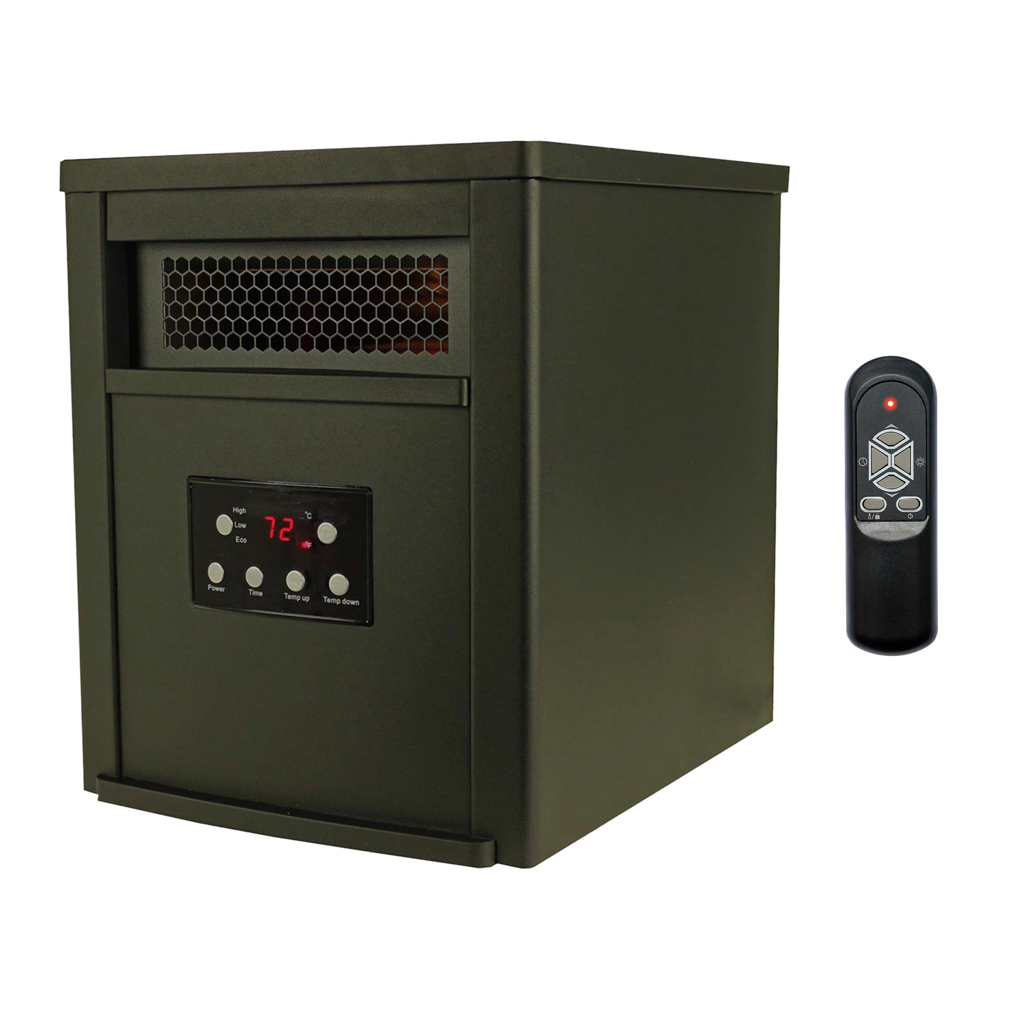 LifeSmart 6 Element 1500W Electric Infrared Room Space Heater, Black (For Parts)