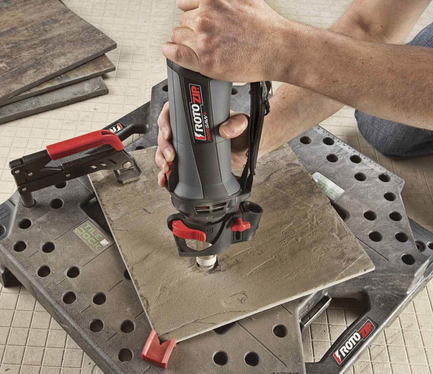 RotoZip 120-Volt RotoSaw+ Variable Speed Spiral Saw Kit w/ZipMate - Open Box