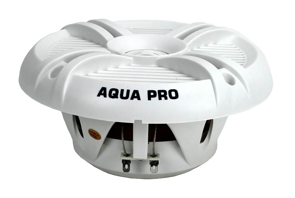 2) Pyle PLMRX67 6.5" 250W 2-Way Marine Speakers + PLMR20W In-Dash MP3 Receiver