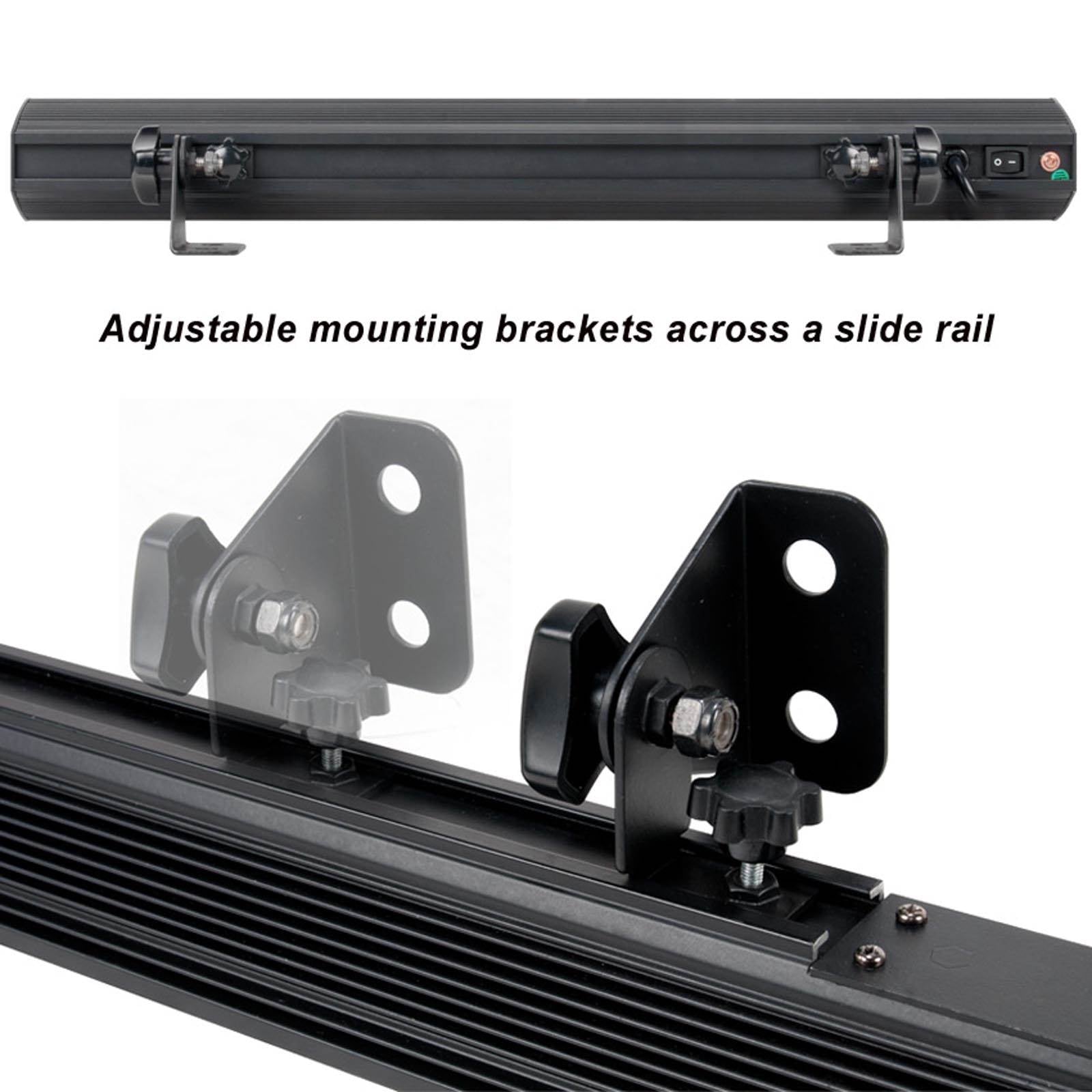 American DJ UV Bar 50 IR Ultraviolet LED Black Light Wash Fixture)