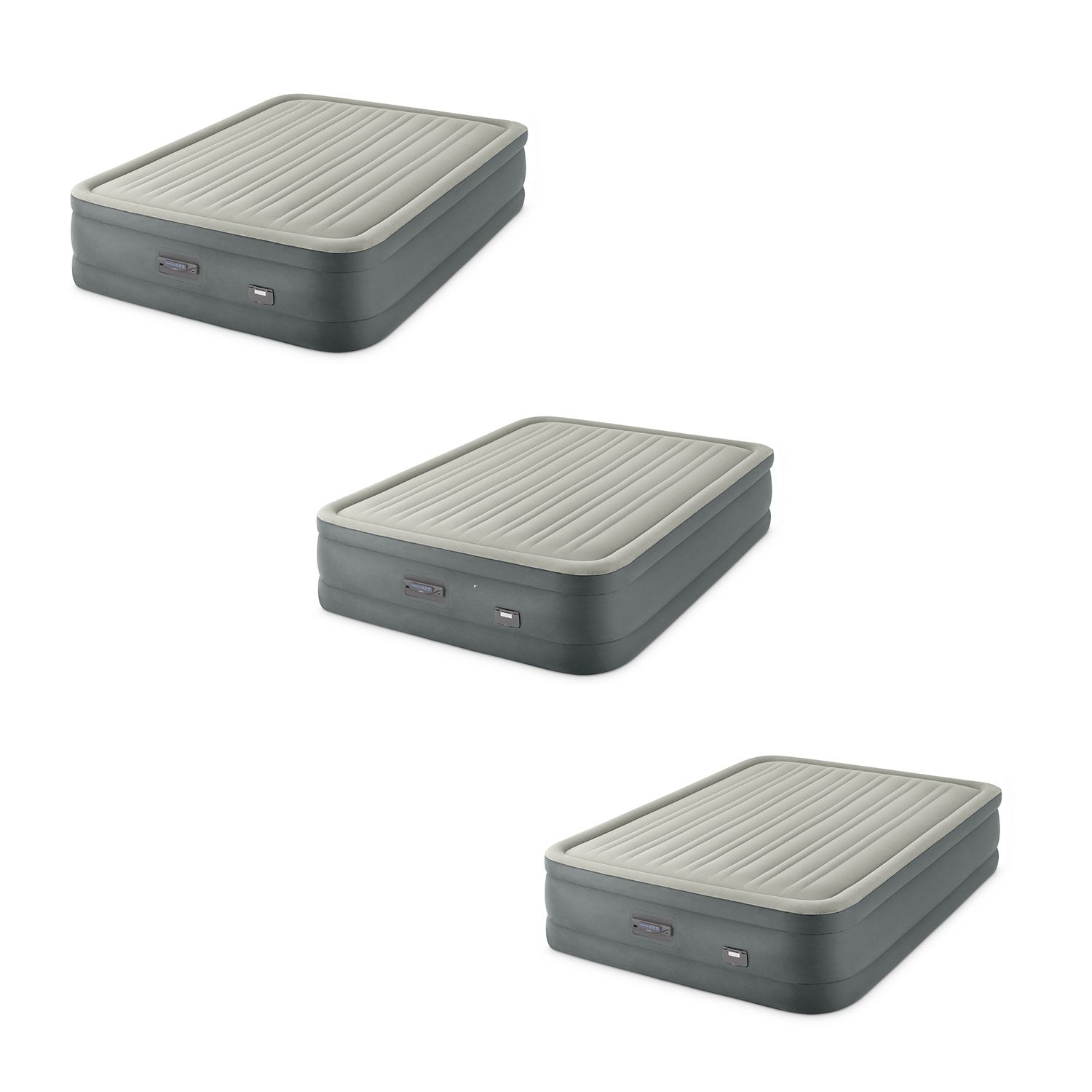 Intex PremAire Dream Support Air Mattress with Built-In Pump, Queen (5 Pack) - VMInnovations
