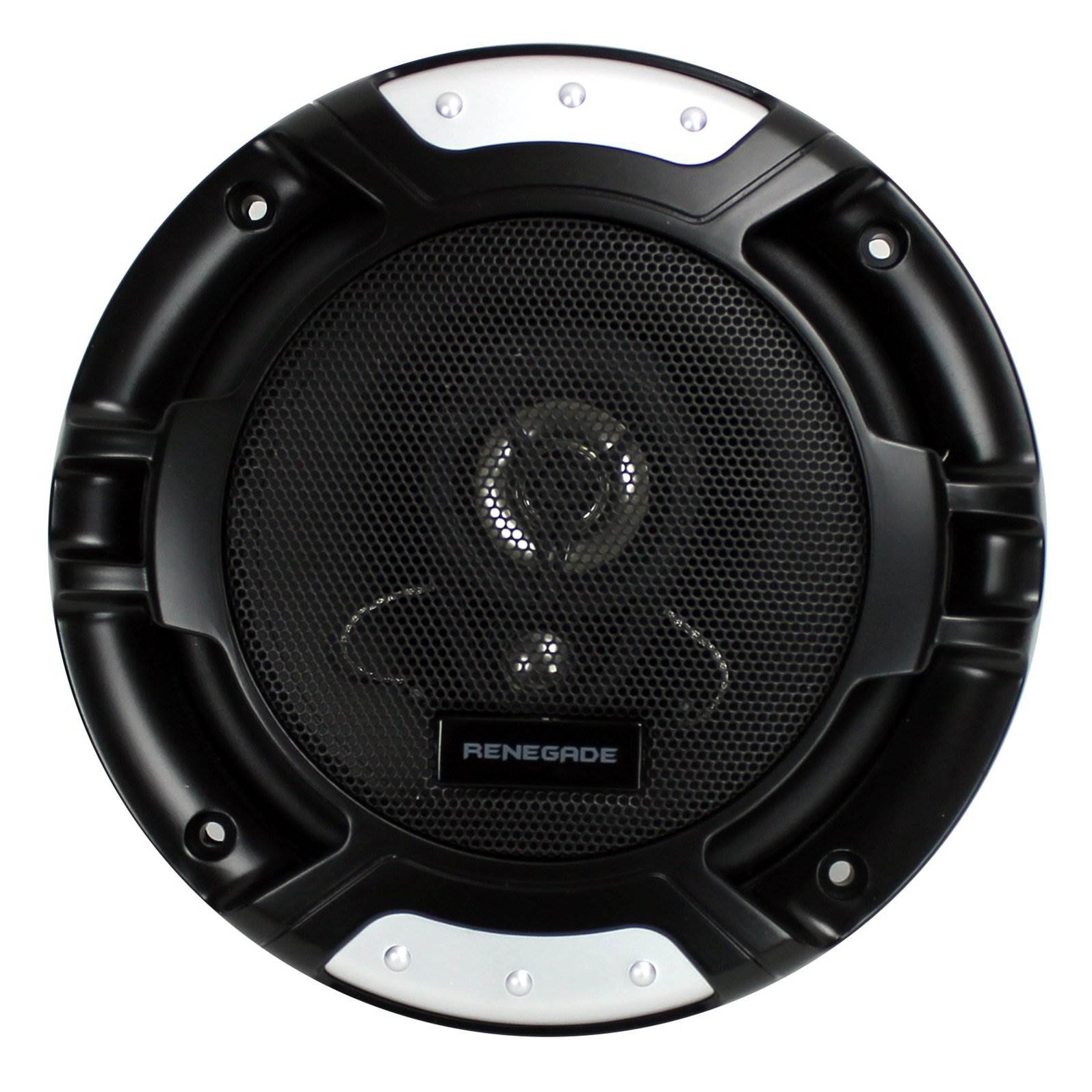 2) Renegade RX62 6.5" 200 Watt 3-Way 4-ohm Car Audio Speakers Stereo - Open Box