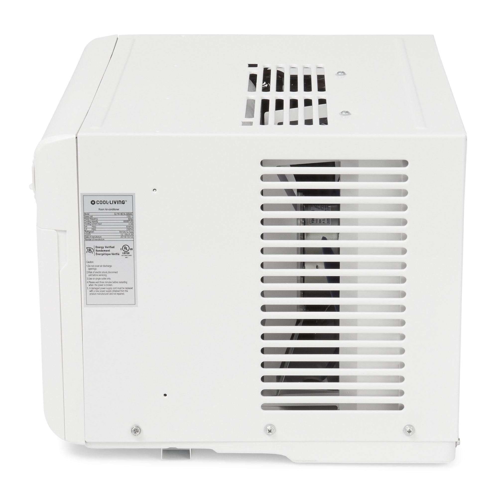 Cool Living 6,000 BTU Energy Star Efficient Window Air Conditioner (Open Box)