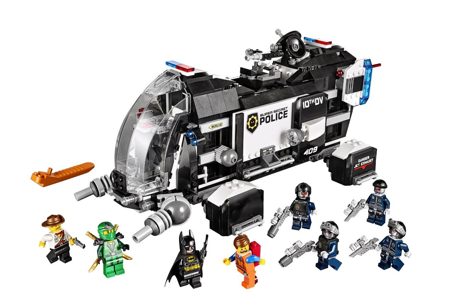 THE LEGO® MOVIE™ Super Secret Police Dropship w/ 8 Minifigures | 70815