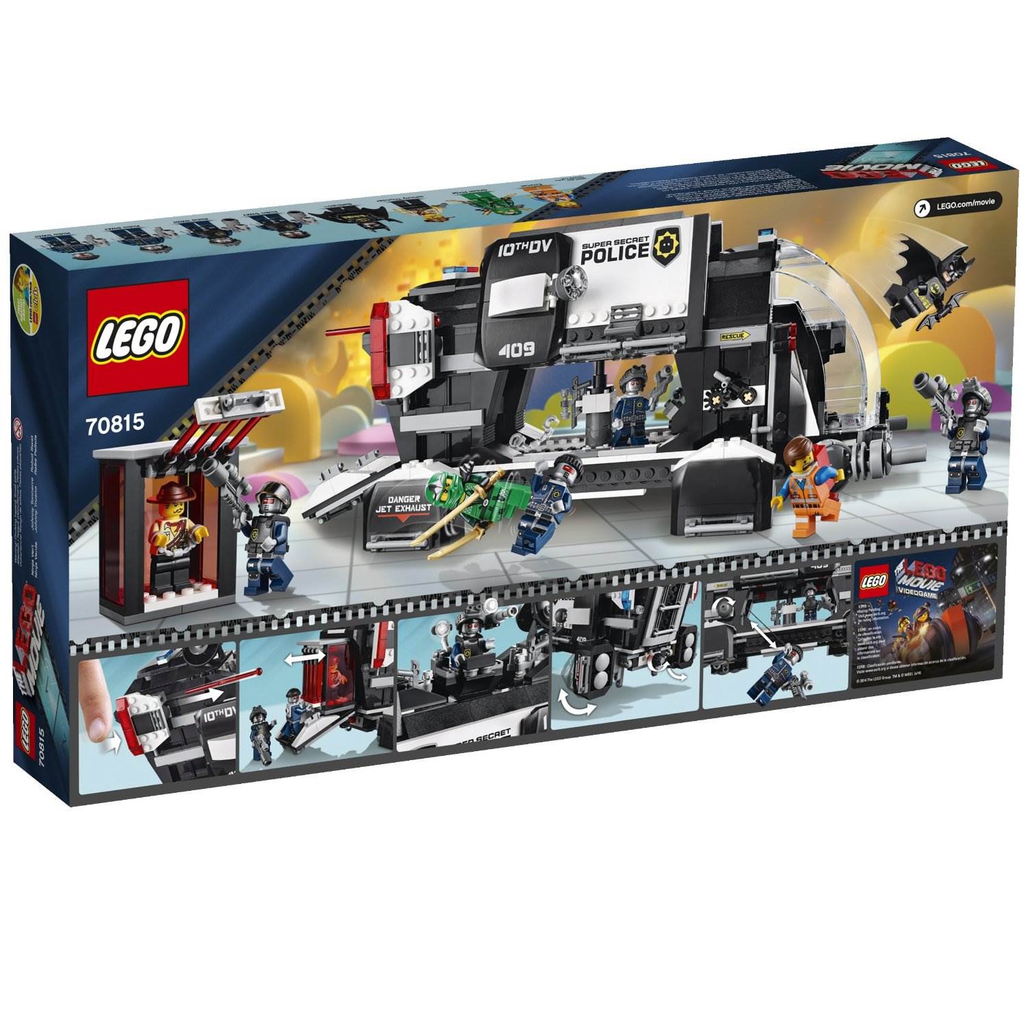 THE LEGO® MOVIE™ Super Secret Police Dropship w/ 8 Minifigures | 70815