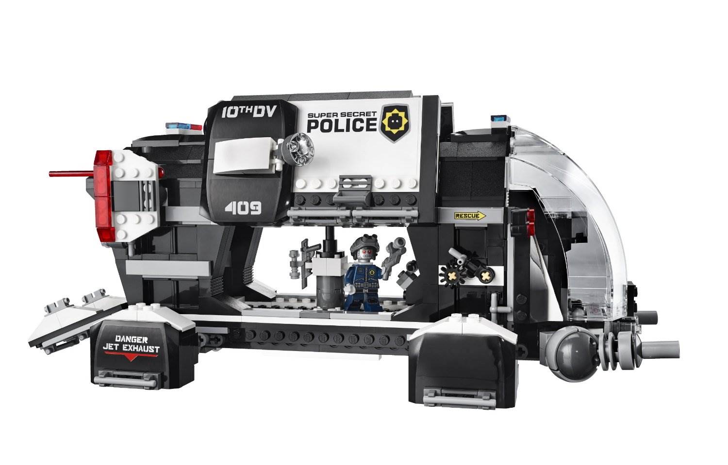 THE LEGO® MOVIE™ Super Secret Police Dropship w/ 8 Minifigures | 70815