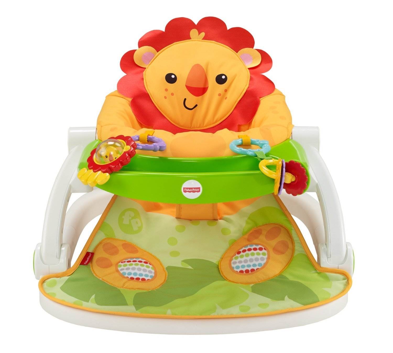 Fisher-Price Sit-Me-Up Baby Floor Seat with Tray Linkable Toys CBV48 (Open Box)