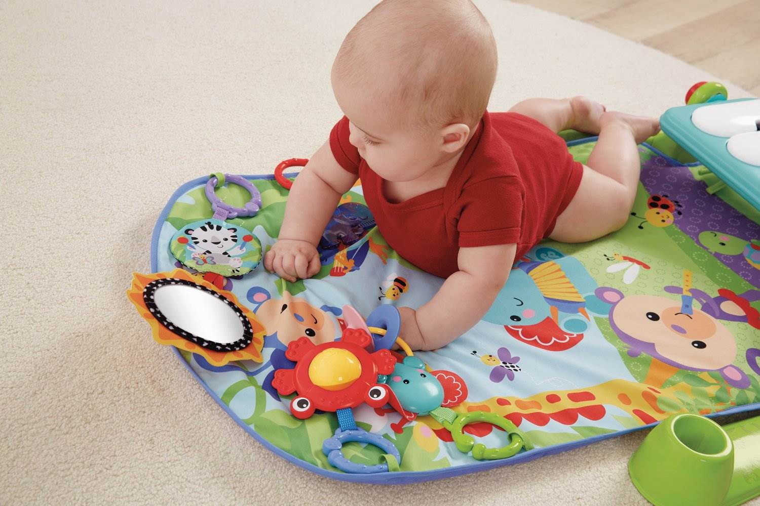 Fisher Price Discover 'n Grow Kick & Play Piano Music Baby Gym BMH49 (Open Box)