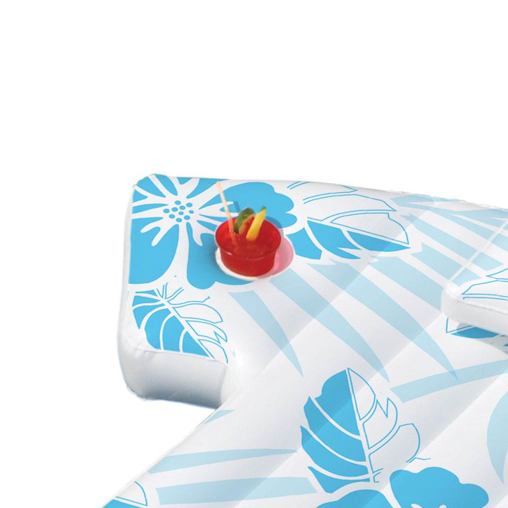 Swimline 90604 Inflatable Swimming Pool Hawaiian Shirt Float Lounger (Open Box)