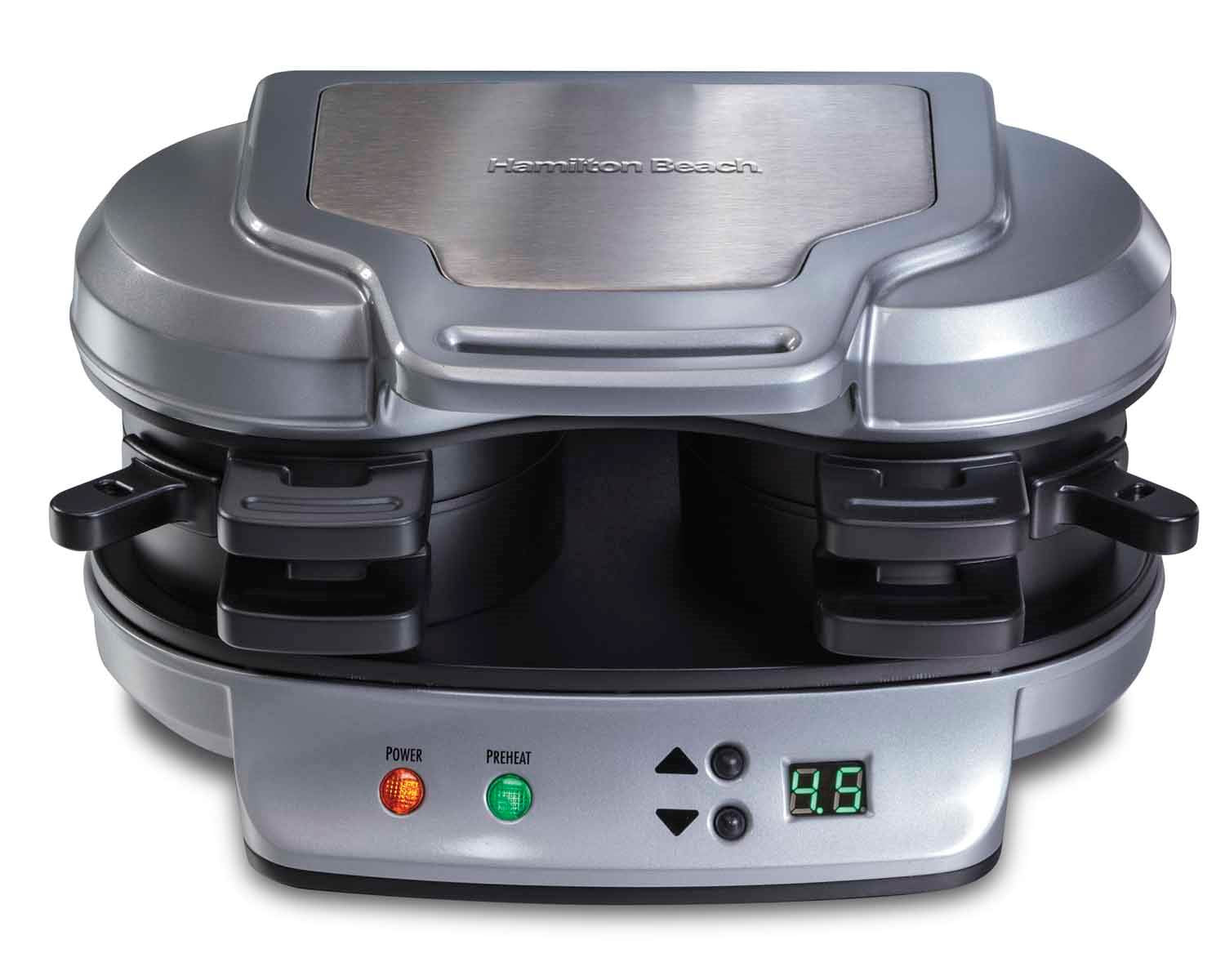 Hamilton Beach 25490 Dual Breakfast Sandwich Maker Kitchen Countertop (Open Box)
