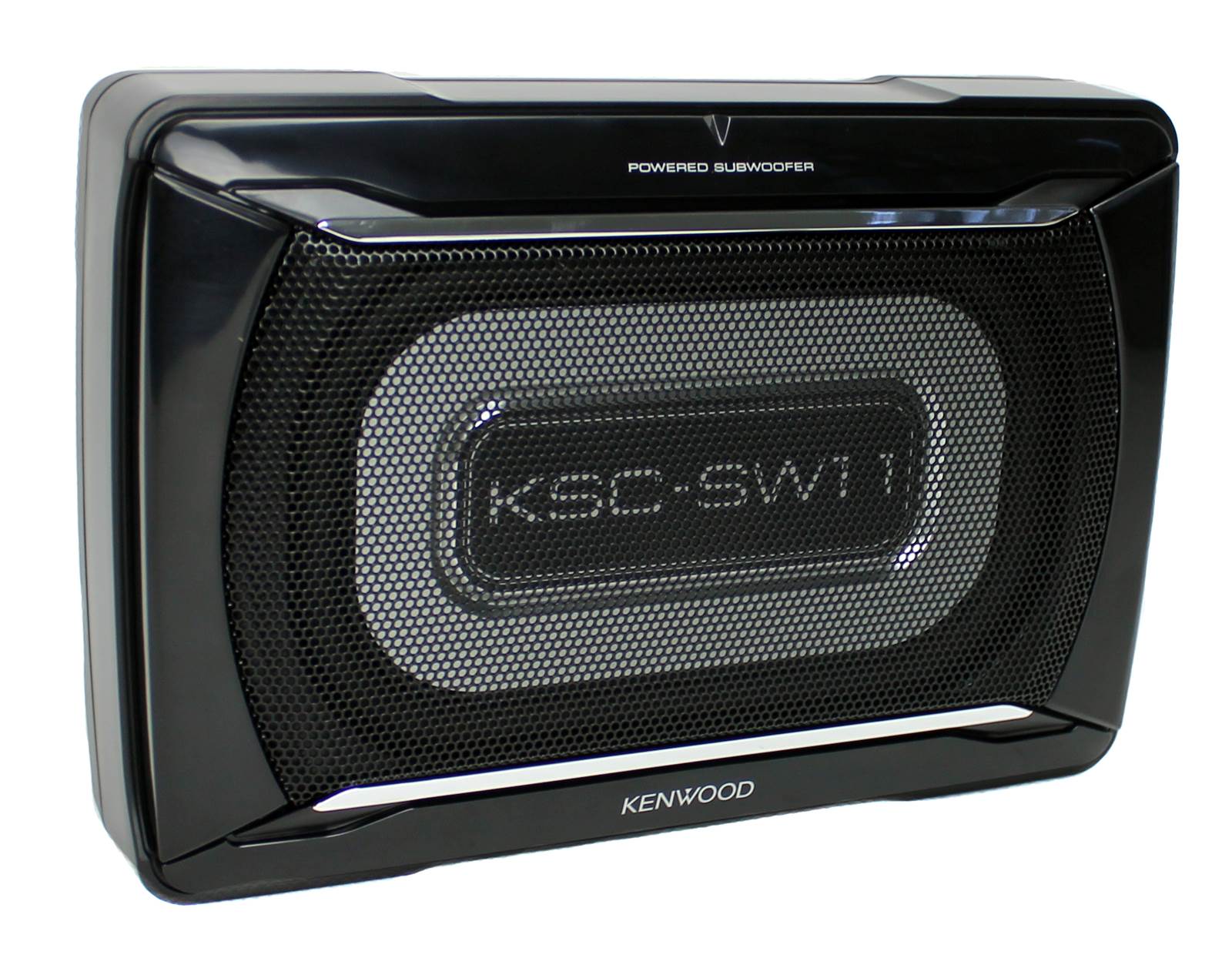 Kenwood 8-1/4x5-1/8" 150W Low-Profile Amplified Car Subwoofer Enclosure (Used)