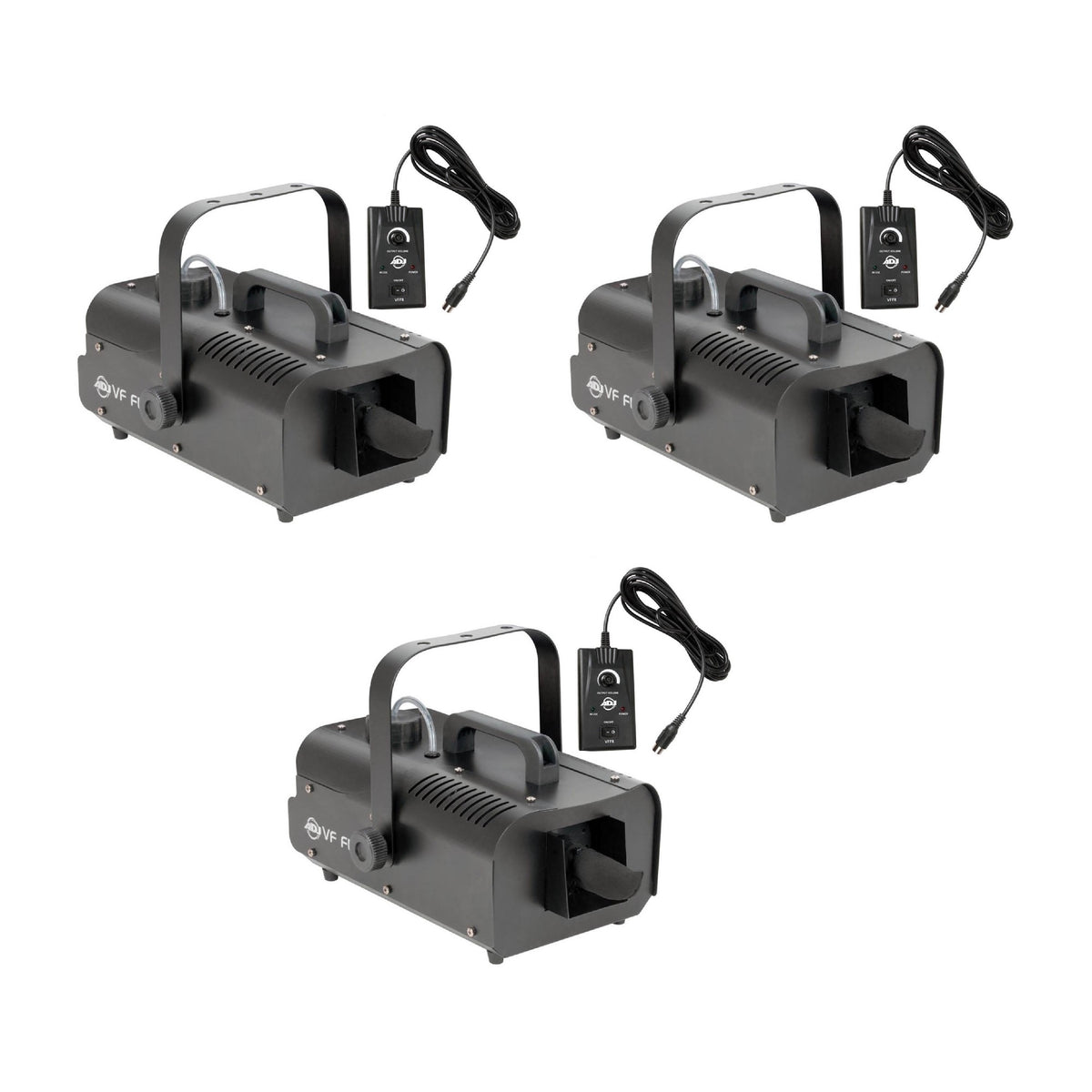 American DJ Snow Machine 600W High Output Area Effect with Wired Remote (3 Pack)