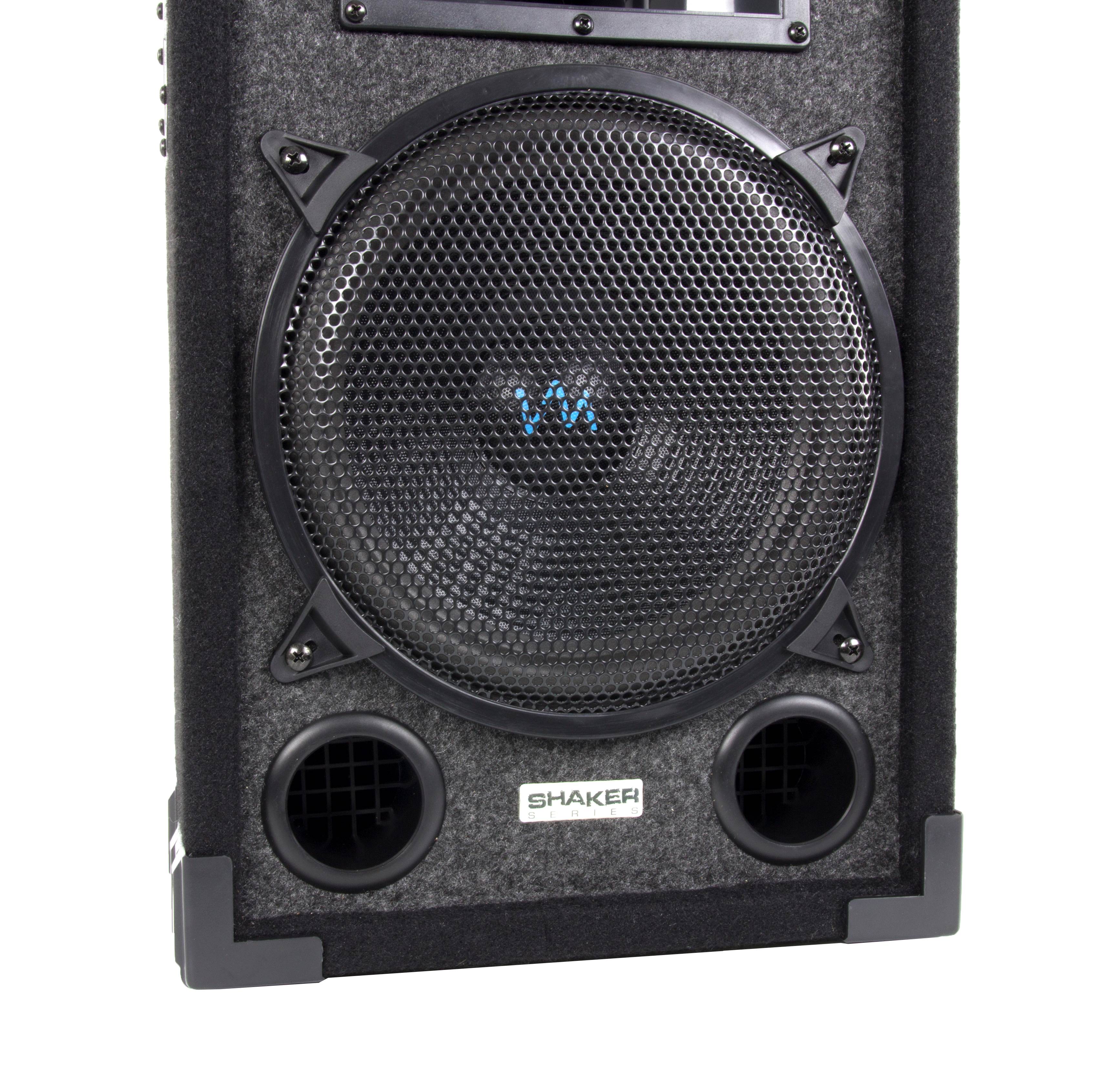 NEW VM Audio VAS310P 1200 Watt 3-Way 10" DJ Passive Loud Speakers + Tripod Stand